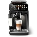 Philips 5400 Series Macchina da Caffè Automatica - Montalatte LatteGo, 12 Bevande, Display Intuitivo, 4 Profili Utente, Nero (EP5441/50)