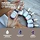 Let Go Aura Crystal Spray with Amethyst Sodalite Clear Quartz Palo Santo Crystals Pure Organic Cinnamon Grapefruit Essential Oils Handmade in Bali - 3.4 fl.oz