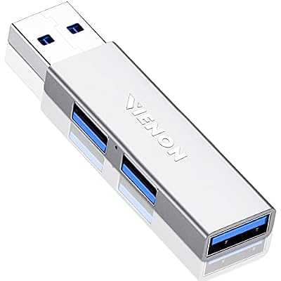 USB 3.0 Hub, VIENON Aluminium 3-Port USB Hub USB Splitter USB Expander for Laptop, Xbox, Flash Drive, HDD, Console, Printer, Camera,Keyborad, Mouse