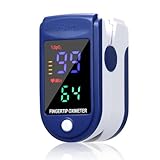 Oxymètre de Doigt, Oxymètre de Pouls Numérique Portable avec Écran 4...