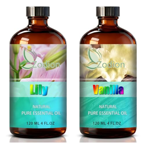 Aceite Esencial Lily y Vainilla 4 Fl Oz ZODION
