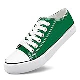 Unisex Low Top Lace Up Casual Canvas Shoes for Women and Men, Comfortable Lightweight Classic Fashion Sneakers Popular 2025, Zapatillas Casual De Lona De Moda para Hombre Y Mujer Green