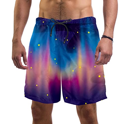 Maillots de bain pour hommes paysage de galaxie vacances