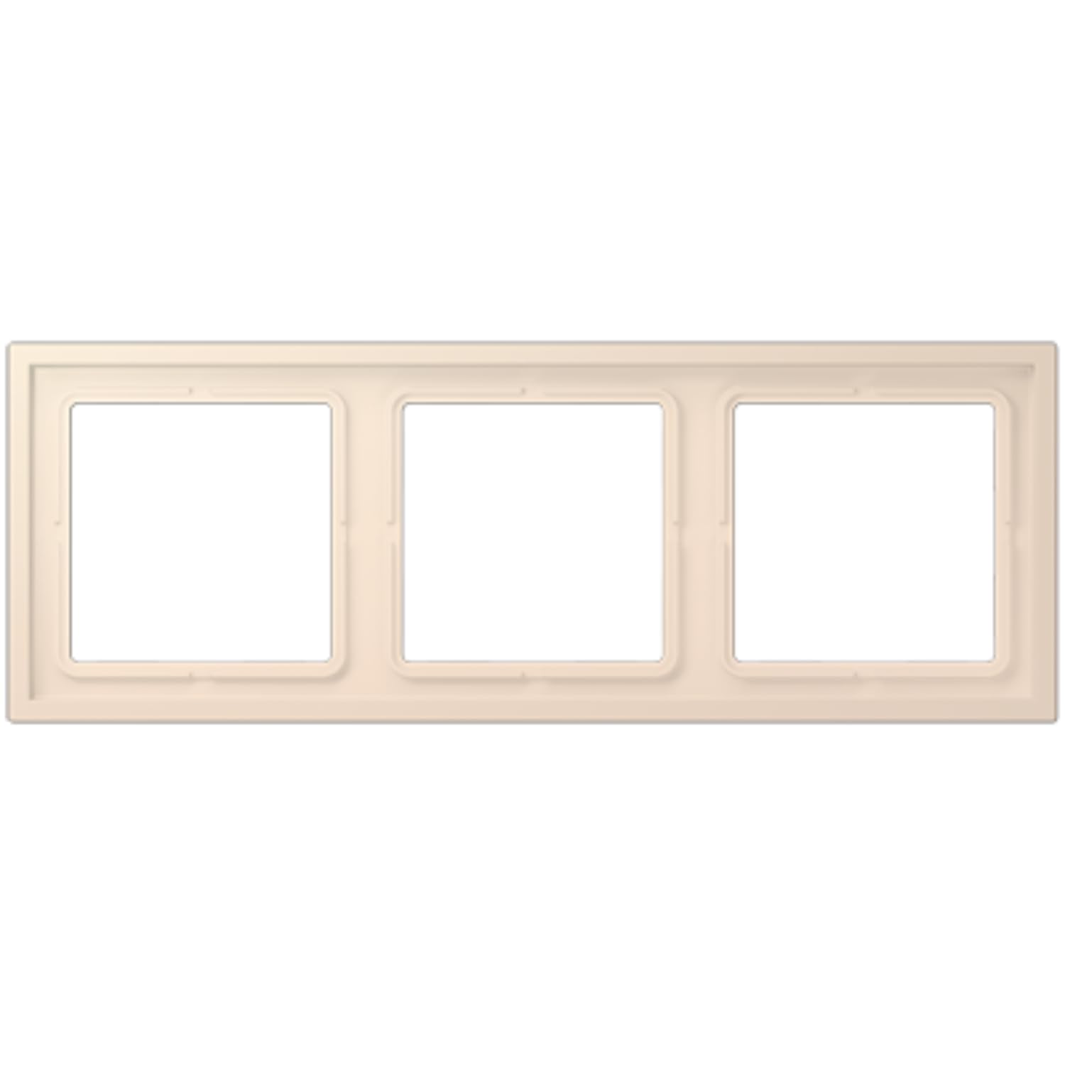 Triple cadre LS ZERO LC32082 JUNG : montage à fleur de mur parfait pour 3 postes