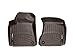 WeatherTech Custom Fit FloorLiners for Audi A8L, S8 Plus - 1st Row (474201), Cocoa