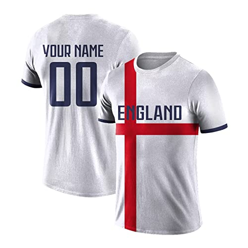 Lcaaq Custom England 22/23 Soccer T Shirt Uniforms Women