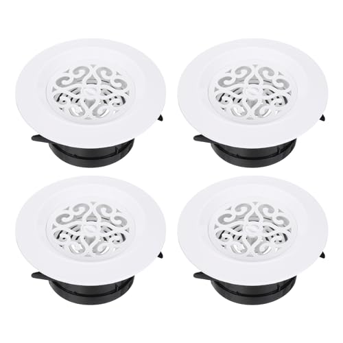 Diffuseur d'air circulaire ABS blanc haute résistance finition louver - 2