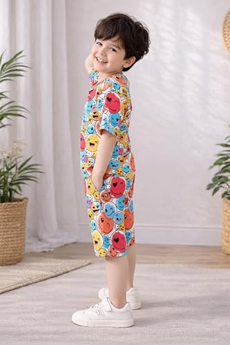Image of Fashion Dream Boys Cotton Blend Printed Co-ord Set|clothing set for kids|Combo set