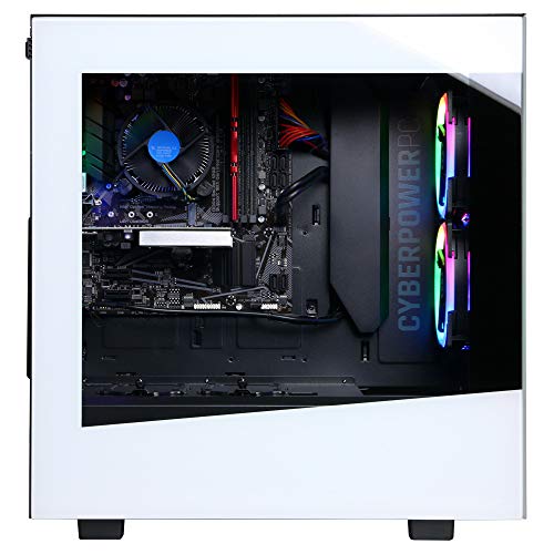 CyberpowerPC Gamer Master Gaming PC, AMD Ryzen 3 3100 3.6GHz, GeForce GT 1030 2GB, 8GB DDR4, 240GB SSD, 2TB HDD, WiFi Ready