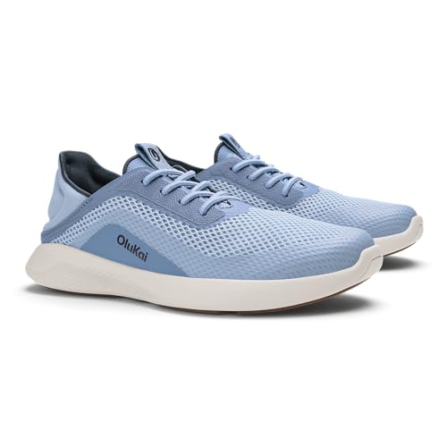 OluKai Kialoa Women’s Water Friendly Slip-On Sneakers, Breathable Walking Shoes with Wet Grip, Lightweight & Comfortable Casual Shoe for Everyday, Lanai Breeze/Ocean Fog, 11 - image 3