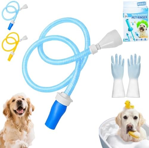 Handheld Shower Sprayer/Washer for Pets, Portable Dog Bath Attach...