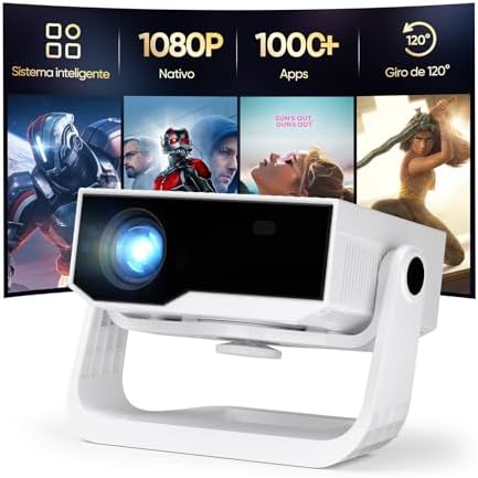 Android 11 Smart Projector, Support FHD 1080P 4K, WiFi6 and BT5.2...