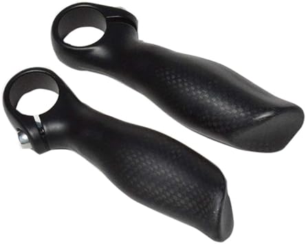 Aluminium Alloy+carbon bar ends mtb bar ends for mountain bike bar end grips mtb handlebar ends 22.2mm Cycling bicycle handlebar ends Accessories 1 Pair bicycle bar end grips 3k Matte