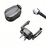 RyanDesign Premium Foldable Golf Ball Picker Upper - Putter Grip Mounted Retriever with Screw Attachment (2-Pack) - Eliminates Bending, Durable Synthetic Material, Travel-Ready