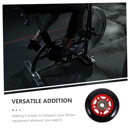 Totority 4pcs Fitness Equipment Roller Wheels