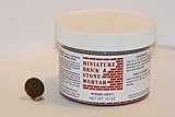 Dollhouse Miniature Mini-brick Mortar, 16 Oz., Gray