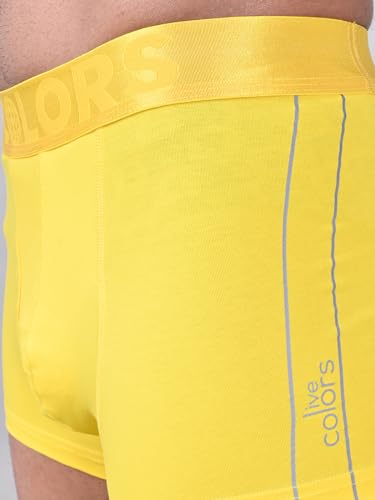 Image of Rupa Colors Pep Collection Trunk for Men, Cotton Blend, Anti Ride-Up, Snug Fit, Pack of 1