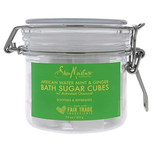 Shea Moisture African Water Mint and Gwer Bath Sugar Cubes By for Unisex - 19,5 ml Bath Soak