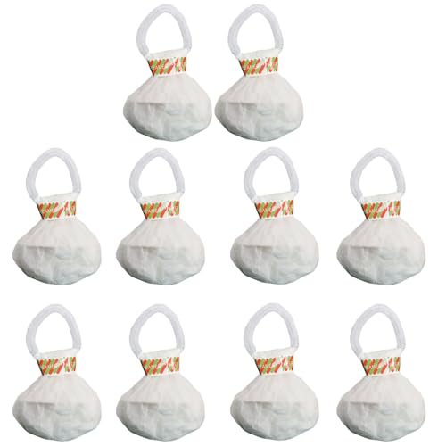 ulafbwur Serpentinas de cinta, 10 unidades, para cumpleaños, boda, escuela, apertura, graduación, jubilación, fiesta, celebración, confeti, sin ensuciar, papel blanco