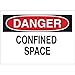 Brady 95012, Confined Space Sign, (Pack of 10 pcs)