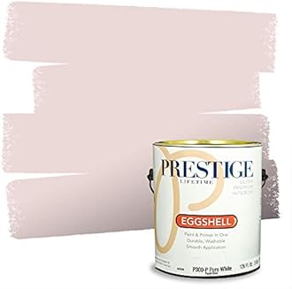PRESTIGE Paints Interior Paint and Primer In One, 1-Gallon, Eggshell, Comparable Match of Benjamin Moore* Paisley Pink*