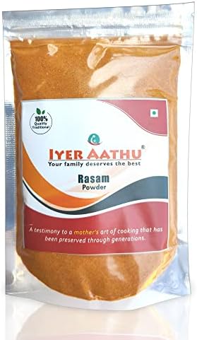 Iyeraathu Rasam Powder 250g | Traditional Tamil Brahmin Rasam Recipe | Homemade Iyer Style | No Preservatives | Authentic South Indian Pepper Tamarind Soup Mix