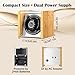 Watch Winder Smith Bamboo Single Watch Winders for Automatic Watches with Timer, Fits Standard to Super Large Size Watch