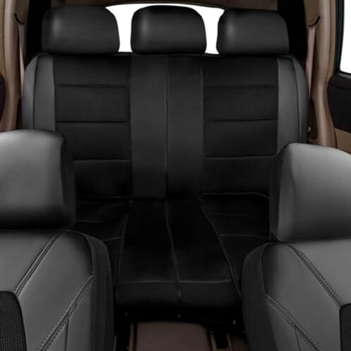BICUP Housse Siege Voiture pour Audi A1 A1 S-Line A1 Sportback A1 S A2 A3 S-Line A3 8P 8V A3 1995-2024, Complet Housses de Siège Voiture, Auto Couvre Sieges Accessoires Interieur,Black – vue 3