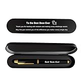 iyaone Boss Gift Pen for Men - Best Boss Ever Pen, Thank You Leadership Present for Manager, Executive Corporate Gift Idea