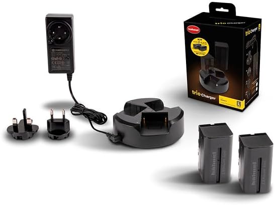 Trio Triple Charger for Sony L-Series Batteries Includes 2 x HL-xl781 Batteries