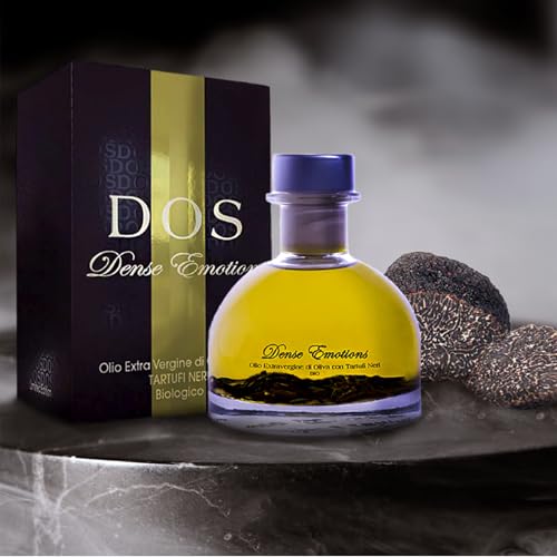 DOS Tartufi - BIO Natives Olivenöl extra mit schwarzen Trüffeln | Italienisches Essen | 100ml