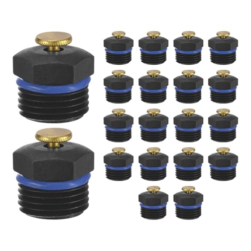 M METERXITY 50-Pack Atomizing Sprinkler Nozzle, 1/2" Garden Misting Nozzles Adjustable 360 Degree Agricultural Lawn Watering for Garden/Field/Lawn Irrigation System