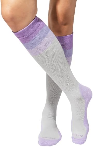 ZenToes Compression Socks for Women & Men, Gradual 15-20mmHg Compression Socks Men With With Anti Slip Grippers - Image 2