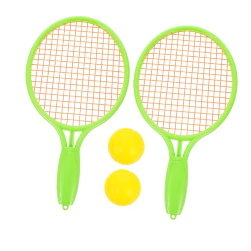 Raqueta de tenis ligera para niños color verde