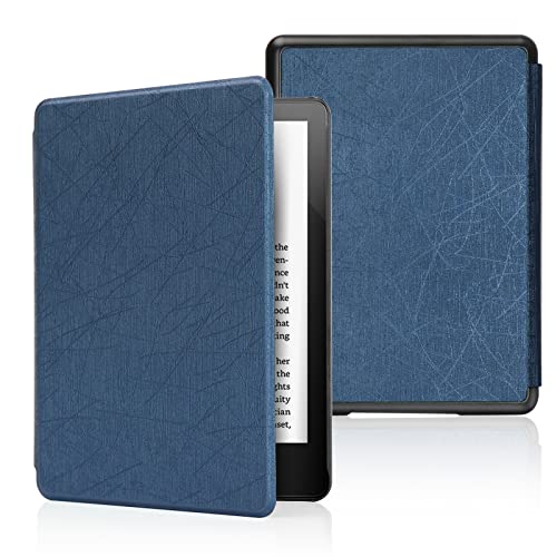 ΉKindle Paperwhite  11 -2021 6.8 C`Jo[AEFCN/X[vdqЃ[_[ɓKVP[X(Blue)