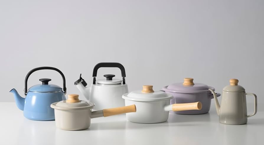 MARUBISHI ホーローソースパン・ソース ポット セット(新品) エジリー MARUBISHI ホーローソースパン・ソース ポット セット(新品) エジリー