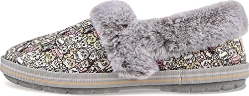 Skechers Skechers BOBS Women's 113478 Slipper, Grey Multi, 8