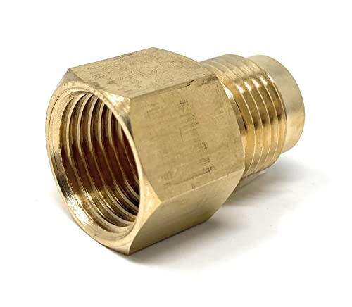 Brass Tube Fitting, Coupling, 1/2" Male Flare x 1/2" Female NPT Pipe Adapter [46F0808]2
