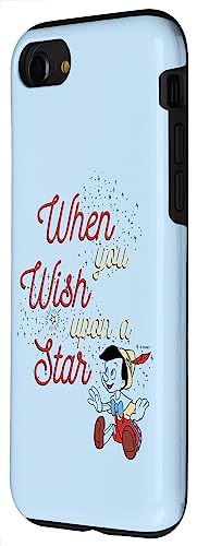 Coque Disney Pinocchio iPhone SE When You Wish Upon A Star - 2