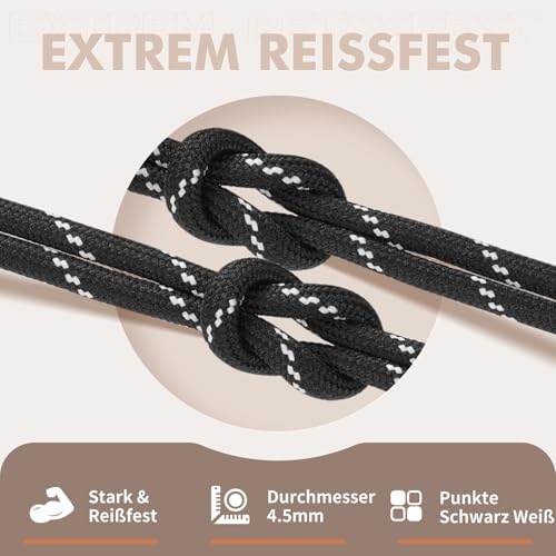Schnürsenkel für Wanderschuhe Stepace Rund Schnürsenkel, 2 Paar