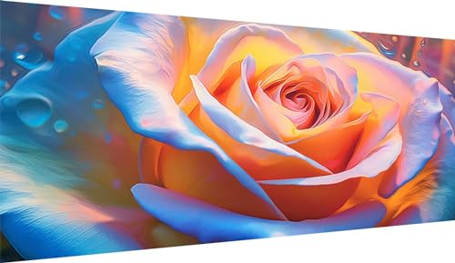 Diamond painting grand format 100x220cm rose pour broderie diamant adulte