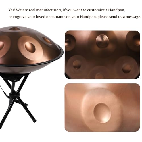 Steel Handpan Drum 10 Notas 22 Pulgadas D Minor 440Hz miniatura 7
