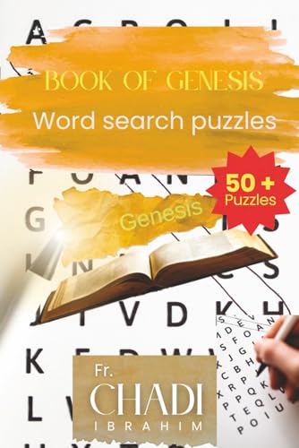 Book Of Genesis: Word Searches with Easy to Read Print about Bible�fs Book, for Christian and not, Genesis and More | 6x9 Inches,