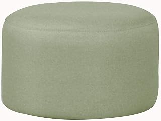GKJHTED Reposapiés, pufs y taburetes. Estructura de Madera Maciza. Algodón y Lino. Funda de Tela extraíble. Esponja de Alta resiliencia. 5 Colores.