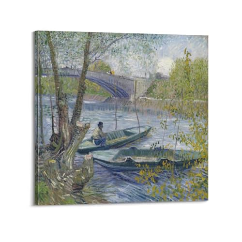 Toile imprimée Van Gogh Le pont de Clichy - Impression d'art murale