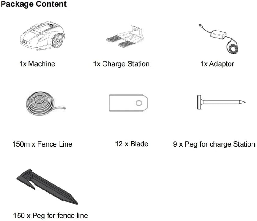 GOWE Robot Lawn Mower Automatic Grass Cutter Machine for 3000m2 Grassland, Recharged Li-ion Battery, Garden Home Appliances