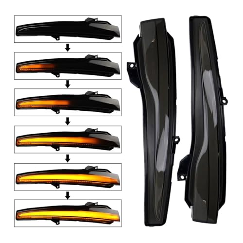 Luces LED de intermitentes para espejos laterales coche Benz Clase C Coupé C205 2015+ 3