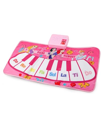 Image of Estilo Floor Piano Mat for Kids & Toddlers | Baby Playing Mat with Music 11 Keys | Musical Toy Gift for Boys & Girls Age for 1-6 | Engaging Keyboard for Toddlers (Princess)