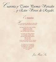 CUARENTA Y TANTOS POEMAS VARIADOS… Y ESTOS VERSOS DE REGALO 849350808X Book Cover