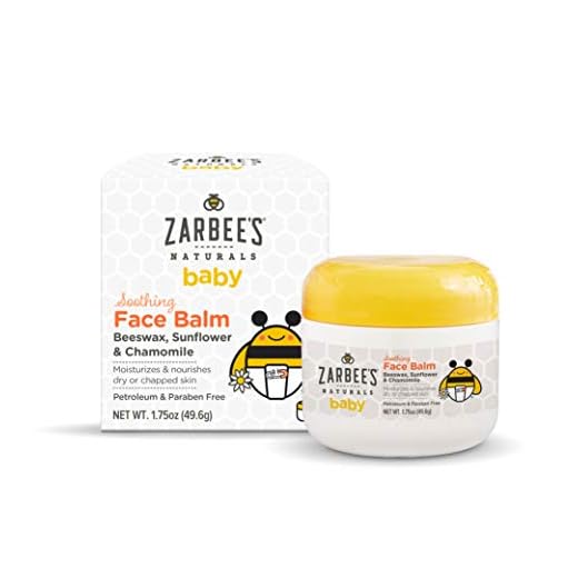 Zarbee's Naturals Baby Soothing Face Balm, Beeswax, Chamomile, 1.75 Ounce